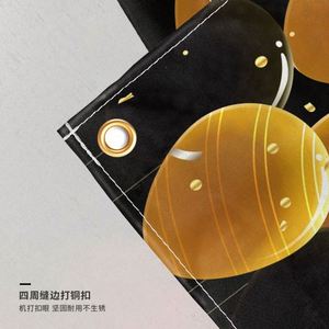 Bannière de fête d'anniversaire personnalisable en tissu polyester durable, décoration murale, toile « Joyeux Anniversaire » - Product Image 6