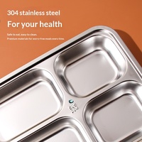 Boîte à lunch chauffante électrique en acier inoxydable, alimentée par USB/batterie, conteneur alimentaire portable multifonction pour le bureau, la voiture et les voyages