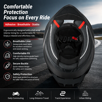 Casque de sécurité intégral certifié ECE. Coque en ABS de couleur tendance. Convient à toutes les saisons. Approvisionnement direct de la marque MY.