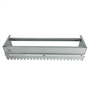 Stainless steel adhesive spreader <b>Tile</b> <b>leveling</b> notched trowel Adjustable length trowel 500-1100mm - Product Image 1