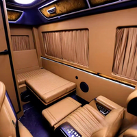 Kit d'aménagement intérieur de luxe Dingkong pour camping-car Sprinter, en cuir, portable et élégant |   Fabricant OEM sur mesure