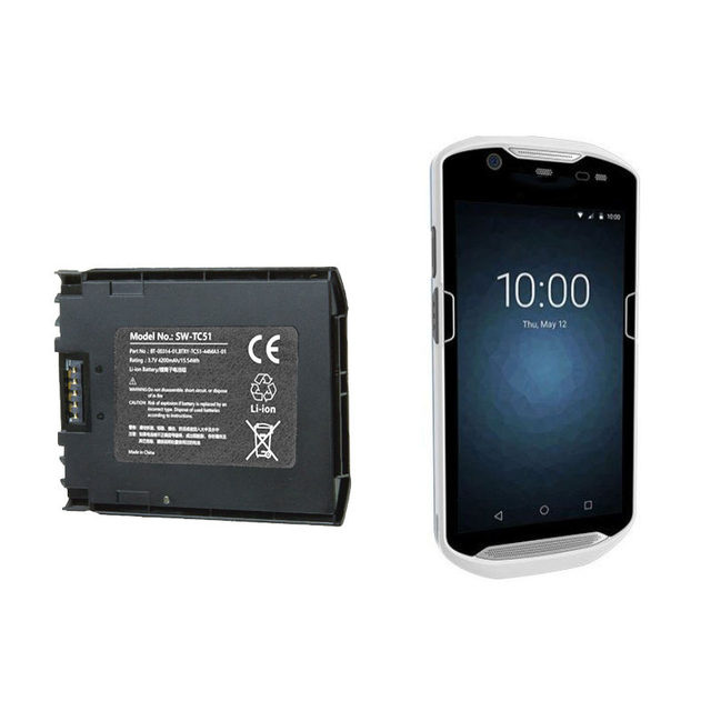 Replacement Battery 3.6V 4300mah For Zebra TC51 TC56 TC52 TC57 TC510 TC51HC BT-000314-01 BTRY-TC51-44MA1-01 BTRY-TC51-4A1-01