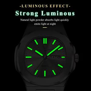 <span class=keywords><strong>Reloj</strong></span> POEDAGAR 792 para Mujer, Luminoso, Cuadrado, de Moda, de Acero Inoxidable, de Cuarzo, <span class=keywords><strong>Reloj</strong></span> Femenino - Product Image 3