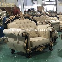 Canapé Ancien Fabricants Style Européen Tissu Classique Grossiste Dubaï Canapé de Salon