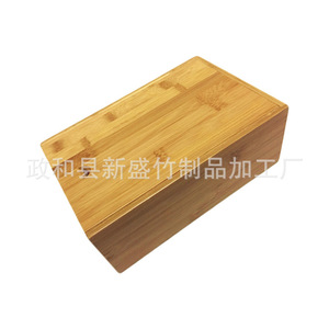 Venta al por mayor directa de fábrica, directamente del origen, cajas de madera sencillas, cajas para té, cajas de bambú extraíbles, rectangulares - Product Image 5