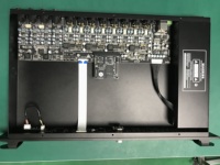 Procesador de Audio Digital Profesional para 4x8 DSP FIR/AES, Gestión de Altavoces con Auto EQ, Software de Control de Sistema de Sonido Metálico para Directo