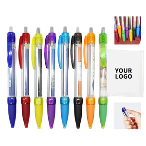 Stylo publicitaire personnalisé avec drapeau déroulant, impression couleur intégrale, papier à l'intérieur, bannière publicitaire rétractable en plastique - Product Image 5