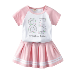 Ropa Infantil al por Mayor, Vestidos de Algodón para Niñas, Vestidos de Cumpleaños con Mangas Cortas de Aliexpress China - Product Image 1