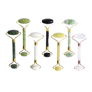 Produk pijat rol giok alami <span class=keywords><strong>Gua</strong></span> <span class=keywords><strong>Sha</strong></span> dan rol wajah untuk perawatan kulit wajah - Product Image 2