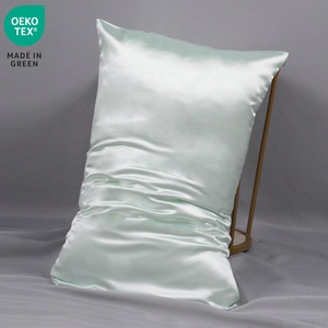 Großhandel beliebte Simulation imitiert Seide Kissen bezug gute Qualität einfarbig - Product Image 1