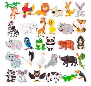 Autocollant mural de peinture diamant 5D DIY chat de dessin animé le plus vendu – Loisir créatif amusant et facile pour enfants - Product Image 1