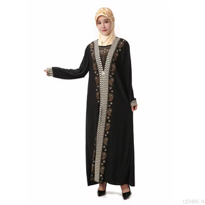 Luxury Diamond Sequin Abaya Breathable 2026 Summer Casual Islamic <b>Dress</b> <b>for</b> Women Elegant Traditional Muslim Clothing - Product Image 2