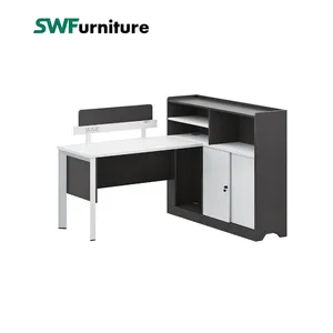 Furniture Manufacturer Presents: Standard Desk for Staff - A Single Seat Workstation with Office Partition