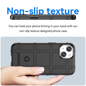 Custodia Protettiva Nera a Quadri in TPU Morbido per <span class=keywords><strong>iPhone</strong></span> 14 (6.1 Pollici), 11, <span class=keywords><strong>12</strong></span> Pro, 13 <span class=keywords><strong>Mini</strong></span>, 15, 16, 17, 8 Plus - Cover Posteriore Protettiva - Product Image 4