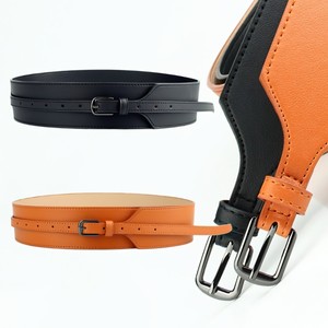 <span class=keywords><strong>Ceinture</strong></span> large en cuir pour <span class=keywords><strong>femme</strong></span>, <span class=keywords><strong>ceinture</strong></span> de mode 2-en-1 avec <span class=keywords><strong>ceinture</strong></span> fine intégrée pour robes et costumes - Product Image 2