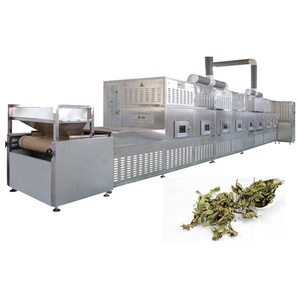 Equipo secador de nuez moscada tipo túnel horno continuo Industrial hibisco azafrán flor microondas secado máquina de esterilización - Product Image 3