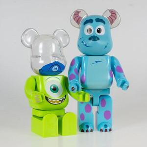 Figurines en résine Cartoon Bearbrick 400% Sulleys 28cm, <span class=keywords><strong>sculpture</strong></span> animale, décoration d'entrée de maison, cadeau - Product Image 2