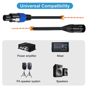Cable de Audio Personalizado con Conector Speakon Macho a Speakon para Altavoz y Amplificador - Product Image 4