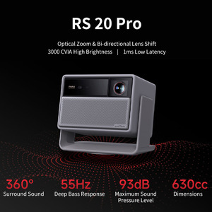 Proyector Láser Tricolor 4K Nativo XGIMI RS 20 Pro, 3000 Lúmenes CVIA, Zoom Óptico de 1.2-1.5:1, Baja Latencia de 1ms, Cine en Casa Inteligente - Product Image 1