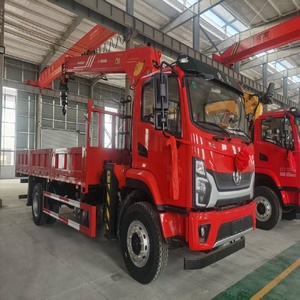 Nouvelle grue SANY de 8 tonnes sur châssis Shacman G500 4x2, plateau de chargement de 8,5 m, Euro 5, camion chinois à vendre - Product Image 2