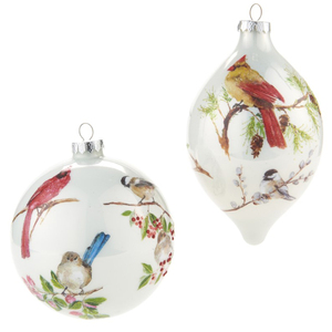 Ornamenti di natale all'ingrosso festivo stampa di lusso palle personalizzate albero decorativo di natale <span class=keywords><strong>animali</strong></span> di vetro - Product Image 1