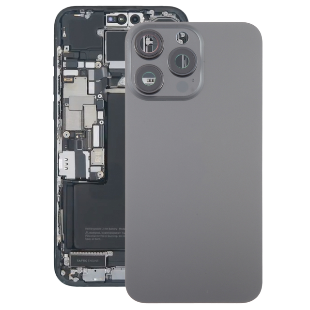 Housing Back Glass for IPhone 15/15 Plus Replacement Door Housing with Iron Plate Magnetic Ring Repair Frames Rear Glass