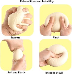 ของเล่นบีบตุ๊กตาซาลาเปา <span class=keywords><strong>PT</strong></span> Trending Products ของเล่นบีบคลายเครียดแบบค่อยๆคืนตัว ของเล่นจำลองซาลาเปา ของเล่นบีบฟิดเจ็ต - Product Image 6