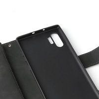 Sac à main de protection antichoc pour téléphone Samsung Note 10, étui portefeuille de luxe avec fermeture éclair, pour Samsung Note 10 Pro et Note