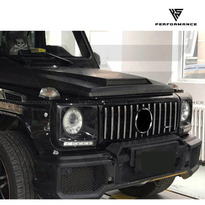 Griglia Anteriore Stile GT Vintage Nera e Bianca per Mercedes Benz Classe G W463 G63 2008-2018, <span class=keywords><strong>Ricambi</strong></span> <span class=keywords><strong>Auto</strong></span> - Product Image 5