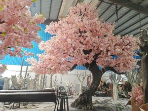 เครื่องประดับตั้งพื้นในร่มต้นซากุระจำลองสำหรับตกแต่งงานแต่งงานห้างสรรพสินค้าโรงแรมสำหรับภูมิทัศน์ - Product Image 1