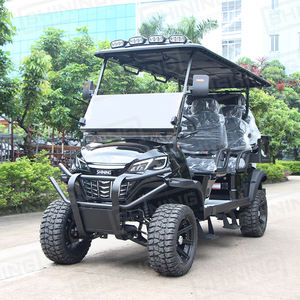 Petits chariots de golf 6 places Voiture de tourisme électrique à quatre roues - Product Image 3