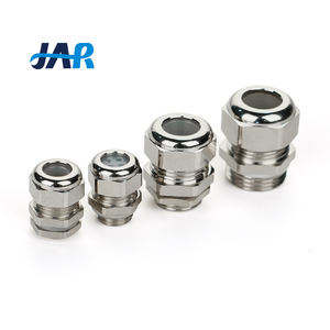 JAR de alta temperatura IP68 impermeable latón M12 M18 prensaestopas impermeable junta de Cable tipo PG y MG conector de cobre - Product Image 2