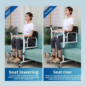 Lève-<span class=keywords><strong>personne</strong></span> hydraulique pour personnes âgées, machine de transfert avec une capacité de 200 kg pour le <span class=keywords><strong>bain</strong></span> et les toilettes - Product Image 4