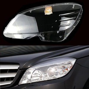 Scheinwerfer linse für Mercedes-Benz W204 C180 C200 <span class=keywords><strong>C220</strong></span> C280 C300 2007 ~ <span class=keywords><strong>2010</strong></span> Scheinwerfer abdeckung Ersatz Front auto licht Auto Shell - Product Image 5