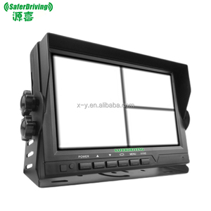 Bsd 7 inch ai hoạt động phát hiện thông minh DVR Màn hình máy ảnh DC 12V phổ xe bên gương phổ xe điểm mù cảm biến H.264 - Product Image 2