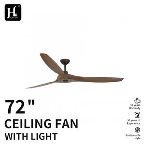 Ventilateur de plafond noir mat de 52 pouces avec pales en bois massif noyer foncé - Sans lumière, durable et fiable - Product Image 3