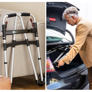 Soporte Organizador para el Hogar con Ruedas para Silla y Sofá, Ayuda <span class=keywords><strong>de</strong></span> Movilidad Ajustable en Altura para Personas Mayores, Ligero y Fácil <span class=keywords><strong>de</strong></span> Plegar - Product Image 5