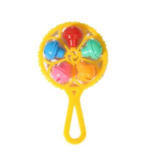 Hochet à cinq clochettes en plastique pour bébé de 0 à 24 mois, jouet d'éveil unisexe - Product Image 4