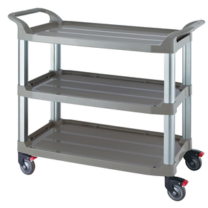 Nhà hàng 3-Tier ăn giỏ Bộ đồ ăn Bộ sưu tập vệ sinh tiện ích giỏ hàng khách sạn cung cấp dịch vụ nhựa làm sạch xe đẩy - Product Image 5