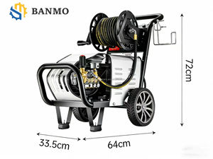 Hidrolavadora Eléctrica Comercial de Acero Inoxidable, Portátil, de Alta Presión, <span class=keywords><strong>para</strong></span> Autos/Cercas/Jardín/Patios/<span class=keywords><strong>Piscina</strong></span>, Totalmente Automática - Product Image 4