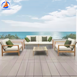 Muebles de ratán de lujo para todo clima, conjunto de sofá de terraza al aire libre de México, sofá de patio de ratán gris PE marrón - Product Image 1