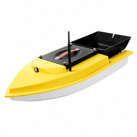 Bateau de pêche télécommandé S90 GPS avec sondeur, retour automatique, multifonctionnel, en ABS, portée 500-600m, vitesse 8.0mph