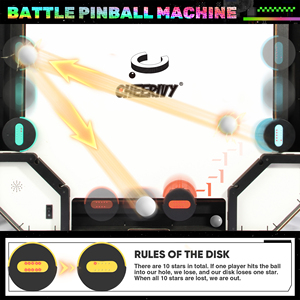 Machine de flipper en bois pour divertissement familial <span class=keywords><strong>multijoueur</strong></span>, jeu de combat avec notation électronique pour <span class=keywords><strong>deux</strong></span> ou trois joueurs, <span class=keywords><strong>jeux</strong></span> portables - Product Image 4