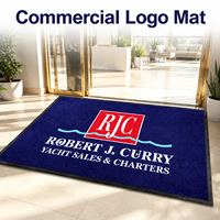 Alfombras Personalizadas con Logotipo, Tapetes de Goma Resistentes, Alfombra de Entrada Comercial, Alfombra para Exteriores con Logotipo Personalizado para Tiendas