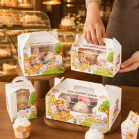 Boîte d'emballage alimentaire personnalisée en papier kraft pour petites entreprises, boîtes en papier en stock pour aliments et impression personnalisée