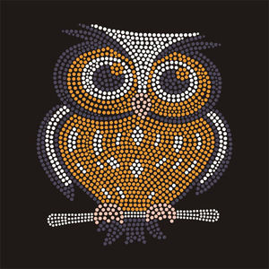 High Quality Custom Design <strong>Owl</strong> Pattern <strong>Rhinestones</strong> <strong>Transfer</strong> for Clothing Customize Design Hotfix <strong>Rhinestone</strong> - Product Image 1