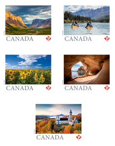 Canada 2024 – Rouleau de 100 étiquettes d'expédition CA <span class=keywords><strong>Post</strong></span> Stamps Coil, résistantes à l'huile, avec code-barres, pour envois postaux nationaux au Canada - Product Image 2