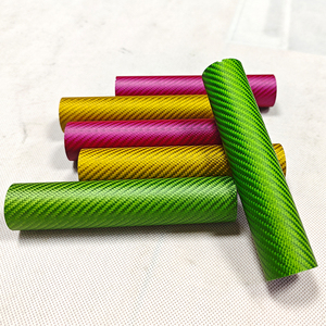 Tubo de fibra de <span class=keywords><strong>carbono</strong></span> 3K Tubo de fibra de <span class=keywords><strong>carbono</strong></span> colorido para la venta Tubo de fibra de <span class=keywords><strong>carbono</strong></span> 40mm - Product Image 3