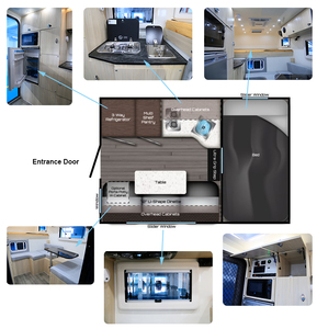 2023 personnalisé pour Ecocampor pick-up avec auvent Ute étanche en aluminium vente sur camion camping-car avec <span class=keywords><strong>caravane</strong></span> Pop up pour camping-car - Product Image 5