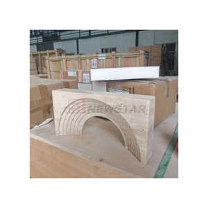Decorative Natural Door-shaped Travertine Decoration Stones for Crafts Bookcase <b>Paperweight</b> Marble Accessories Handmade - Product Image 1